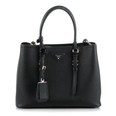 prada saffiano cuir nero